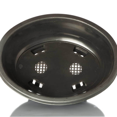 Home Square Roots Bonsai plastic pot Bonsai black oval (small) (set of 3) Bonsai black oval (small) (set of 3) POT