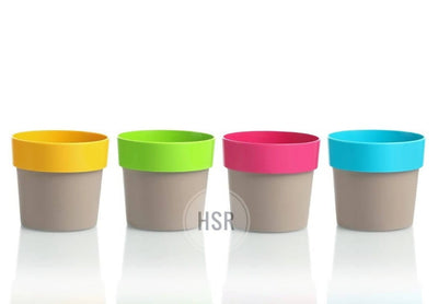 Home Square Roots Decorative pots Table top flower planter (Indoor) (set of 4)