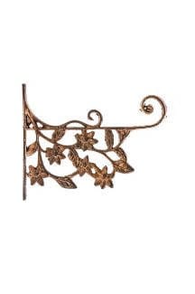 Prayas Nursery Pots Planterst Wall Mounted flower shape Metal Bracket
