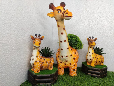 Urban Plants Pots and Planters Buy Giraffe Shape Pot Buy Giraffe Shape Polyresin Pot Online from Urban Plants-Urban Plants