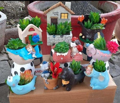 Urban Plants Pots and Planters Buy Polyresin Planters Set