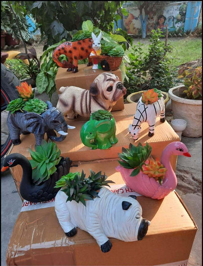Urban Plants Pots & Planters Buy Animal Shape Planters Set