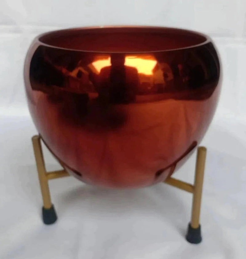 urban plants Pots & Planters Gloss Red Buy Metal Round Planter Buy Printed Round Metal Planters with Stand-Urban Plants