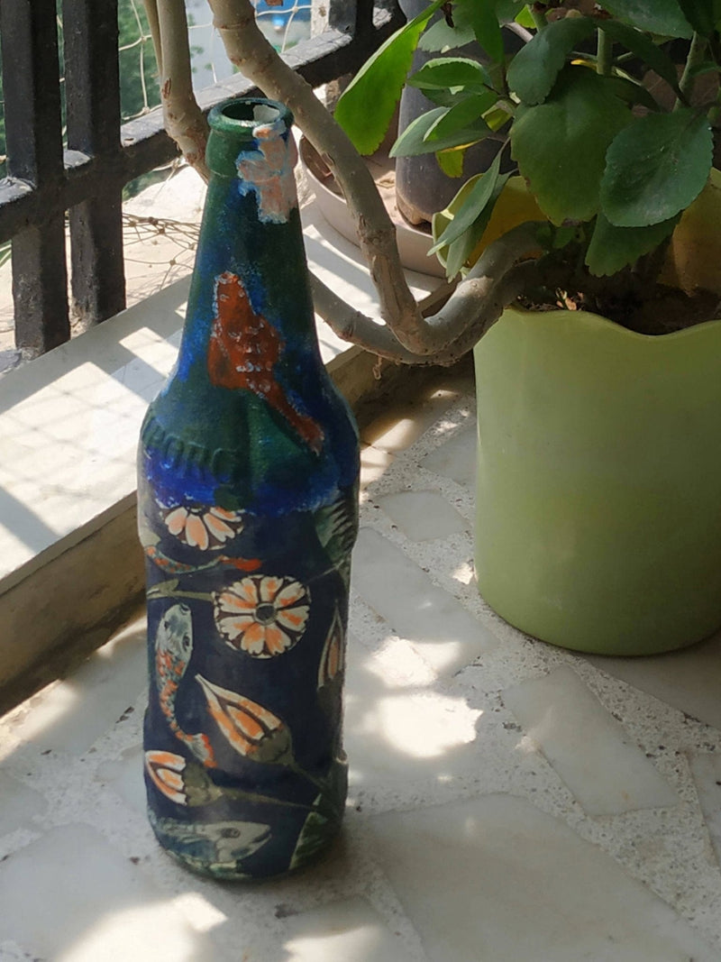 Geetanjalis Creations Glass bottles Decorative Bottles Buy Beautiful Decorative Bottle, Home Decor Item