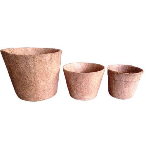 Home Square Roots Planters Coir pots 4" (set of 6)