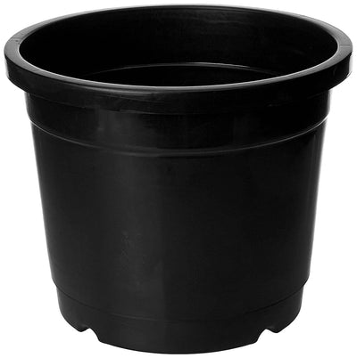 Home Square Roots Planters Grower Round Plastic Pots (Black) (14 inch) Grower Round Plastic Pots (Black) (14 inch) POT