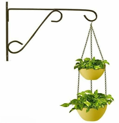 TQVAI Wall Mounted Flower Pot Ring Metal Planter Hooks Hangers Wall Bracket  (3, 6 Inch) : Amazon.in: Garden & Outdoors