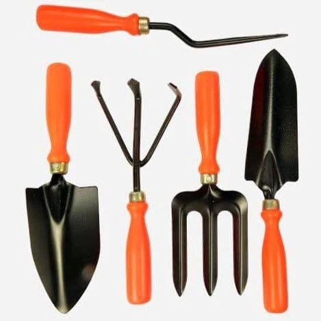 NutriMax Organics Gardening Tools Gardening Tools Kit Gardening Tools Set | Set of 5