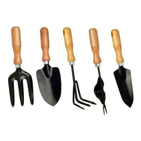 NutriMax Organics Gardening Tools Gardening Tools Kit Gardening Tools Set | Set of 5