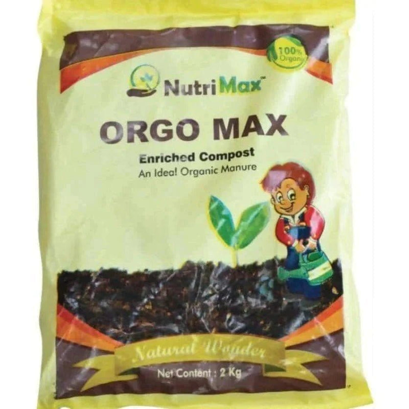 NutriMax Organics Organic Fertilizer OrgoMax Nutrimax Organic Compost Manure 2 KG Pack