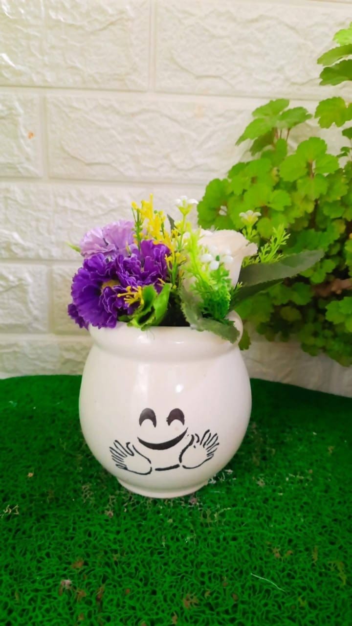 Plants and Lifestyle Pot White Matka Pot Buy Round Matka Pot | Indoor Pots from Urban Plants 