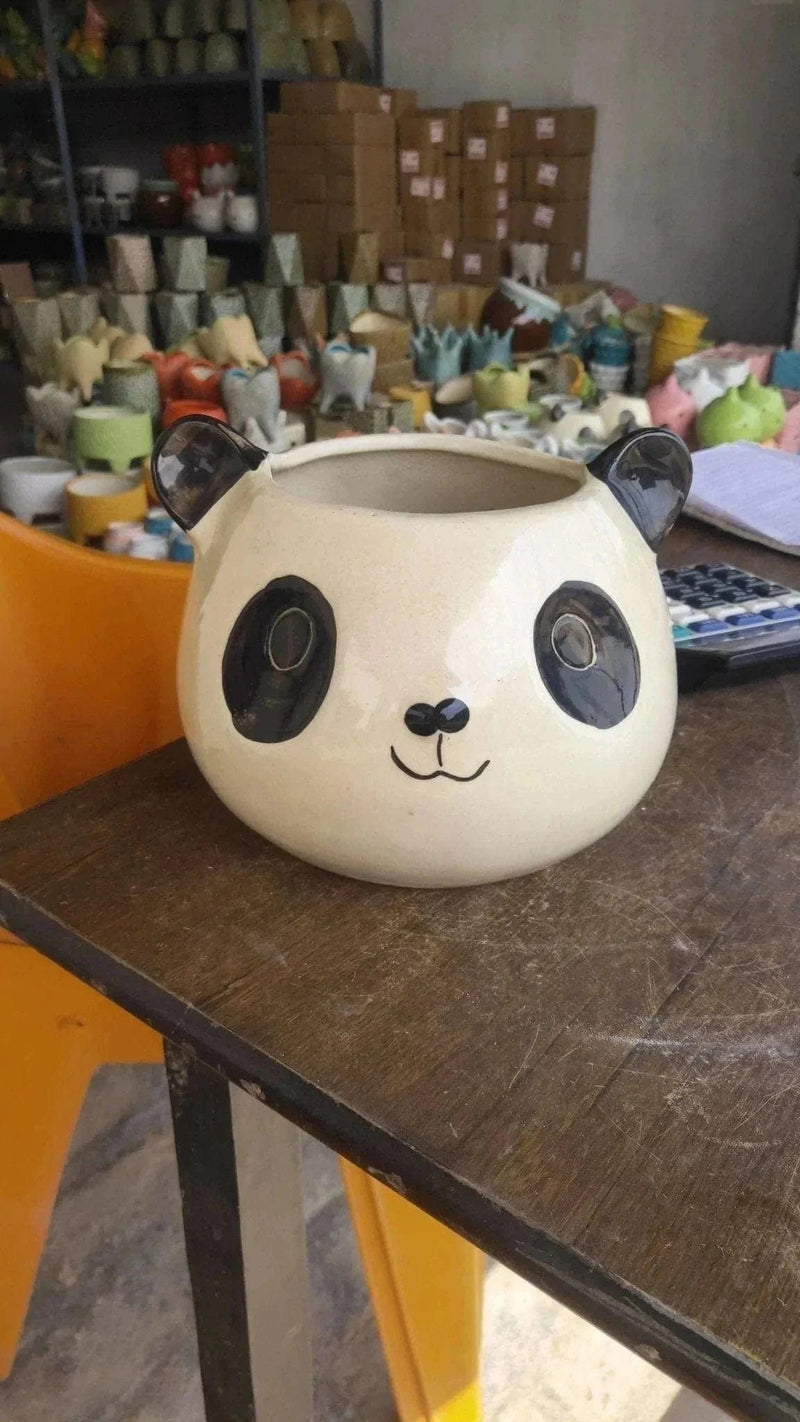 Ravi Saini Ceramic Pot Panda ceremic Pot Buy Pot - 4 Online