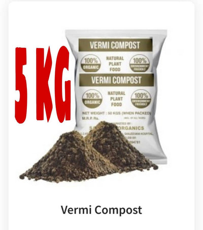 Shri Organic Organic Manure Super Vermicompost - 5 kg Buy Organic Plant Fertilizer Online 