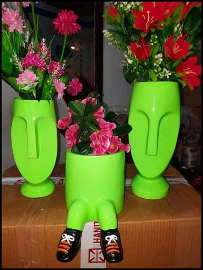 Spacio Decor Pots Pots Easter Pair With Hanging Shoes