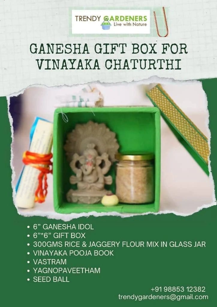 Trendy Gardeners Ganesh chaturti gifting Ganesha Gift Box