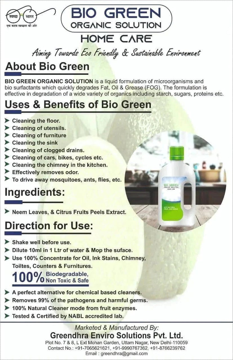 Urban Plants™ Bio Enzyme Bio Green Home Care Bio Enzyme