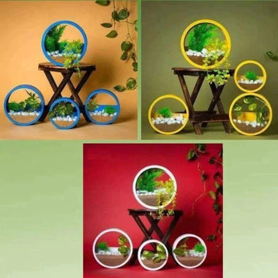 Urban Plants™ Buy Iron Round Hanging Decorative Plant Holder (set of 4)