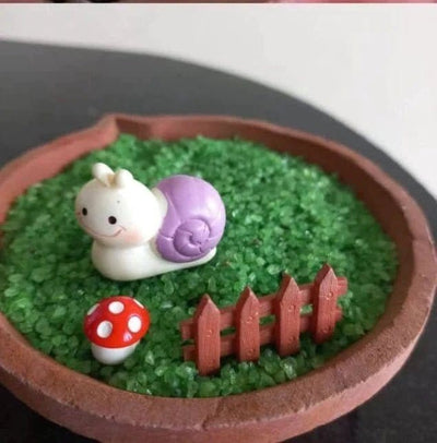 Urban Plants Miniature garden Buy Cute Snail Miniature Set