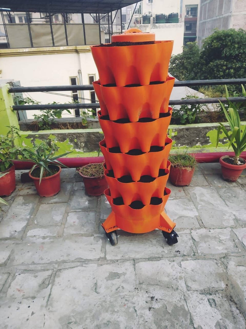 Urban Plants planter Buy Sadabahar - Vertical Garden Tower Sadabahar - Vertical Garden Tower