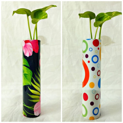 Urban Plants™ Set Floral & Polka Buy Magnetic Planter (Set of 2)